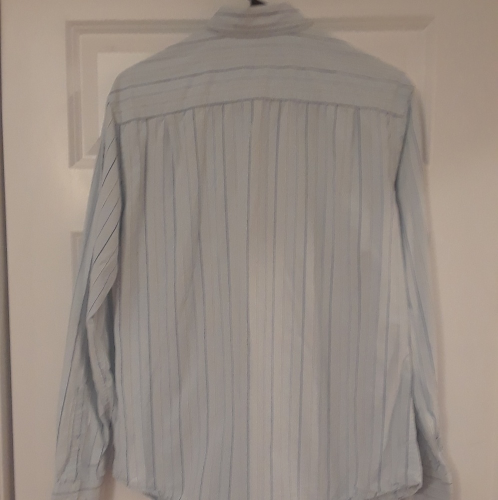 Blue striped dress shirt - Picture 4 of 5
